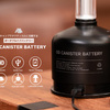バッテリーとランタンスタンドを兼ね備えた「PLAY OD CANISTER BATTERY」登場！キャンプでのタクティカルな必需品