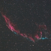 網状星雲NGC6992-NB1フィルター使用