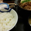 松屋 京成大久保 うまうま 牛鍋膳 と 牛めし