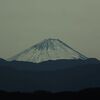 富士山の雪の付き方