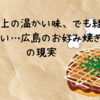 鉄板の上の温かい味、でも経営は厳しい…広島のお好み焼き屋の現実