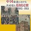 いただきもの。多謝。隋藝『中国東北における共産党と基層民衆社会　1945−1951』創土社