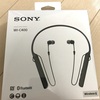 ビックロで散々視聴をしてSONY WI-C400を購入しました😊Blue toothイヤホン最高🎵