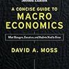 A Concise Guide to Macroeconomics (David A. Moss)  - 「世界のエリートが学ぶマクロ経済入門」- 168冊目