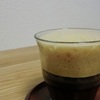 10月1日は、『コーヒーの日』です。泡コーヒーを作りました。