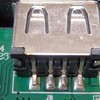 モバイルバッテリ内USBコネクタのハンダ不良
