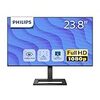 PHILIPS 液晶ディスプレイ PCモニター 242E2FE/11 (23.8インチ/5年保証/FHD/IPS/D-sub 15,HDMI,Display Port/高さ調整/チルト/4面フレームレス/FreeSync(HDMI,DP)/ちらつき防止/ブルーライト軽減)