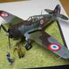 1/72  AZ Model   Curtiss  Hawk H-75C1 ”French Aces"  （６）とり完とガンサイトについて