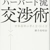 【ビジネス交渉術】ハーバード流交渉術