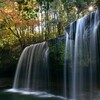 熊本鍋ケ滝の紅葉が美しい🍁