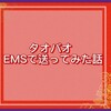 タオバオで買った商品をEMSで送ってみた話