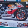 バイクプラモ製作中。「TAMIYA 1/12 REPSOL HONDA RC213V'14」その１