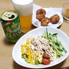 ラーメンサラダ＆サッポロクラシック春の薫り