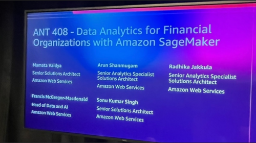 【AWS re:Invent 2025】Amazon SageMakerを活用した金融機関向けデータ分析のワークショップ参加レポート