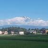 梅雨の晴れ間の富士山