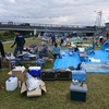 河原で芋煮会（山形の秋の風物詩）