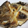姿黒鯛の塩焼き　～半身を刺身で食べた昨日の残り～