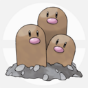 ダグトリオかわいい。