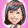 iPadProで描いた　井上和香さんの似顔絵。