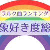 印象好き度によるラルク曲総合ランキング（リサ基準）