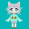 まおぬーちゃんをドット絵にしてみた！