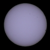 「太陽(白色光)」の撮影　2023年1月25日(機材：ミニボーグ45EDⅡ、E-PL6、ポラリエ)