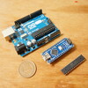 Arduino IDE から、生の AVR にスケッチを書き込む方法（ArduinoIDE 1.6.4以降版。ArduinoをAVR ISPライターとして使う）