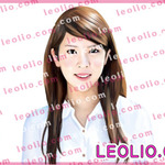 坂口杏里　の　似顔絵イラスト。