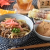 今日の晩ごはん　１０月２２日　肉うどん