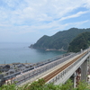 但馬ちょこっと旅(3)　「余部鉄橋 空の駅」からの眺め