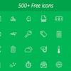シンプルなデザインの無料ラインアイコンセット「Hawcons – 500+ Stroke &amp; Filled Icons」