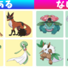 ポケモンあるなしクイズ答え合わせ・ヒント