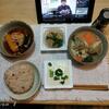 きょうもかぼちゃ煮。野菜味噌汁