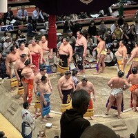 今年に入り突然相撲女子と化したうちの相方さんに連れられて両国国技館で『能登半島地震復興支援勧進大相撲』を観覧です！