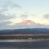 山梨・紅富士と山中湖・11月25日