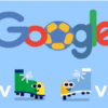 今日のGoogleのロゴは(^∀^)