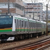 試9879M・E233系0番台(グリーン車)甲種輸送 in新鶴見-鶴見