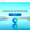 Microsoft EdgeをChromium対応バージョンにしてみた