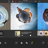 撮影した写真を、360度カメラのように丸く加工してくれるアプリ 「Living Planet」が面白い。