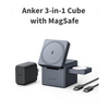 Anker、iPhone・Apple Watch・AirPodsを3台同時に充電可能なマグネット式ワイヤレス充電ステーション「Anker 3-in-1 Cube with MagSafe」