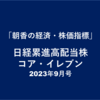 日経累進高配当株 コア・イレブン 割安度スコア（9/23算出・次回10/2 10月号予定）