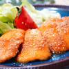 コク満点☆鶏むね肉のごま照り焼き＆新玉ねぎとわかめのサラダ