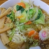 太陽　野菜ラーメン　沢山の野菜を、風味旨味が強い煮干し醤油で