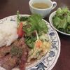 「カフェミスティ cafe MISTY」、デザート付き日替わりワンプレートは、ポークソテー～ポルチーニクリームソース～