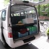 ブルーベリー農園で摘み取り研修とブルーベリーまつりま前の草刈