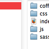 sassとcoffeeのコンパイルコマンドをメモ