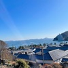 牡蠣と坂越の街並み