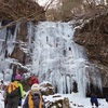 奈良の山奥に氷瀑＝凍った滝を見に行く。