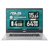 ASUS クロームブック Chromebook CX1 CX1500 ノートパソコン(15.6インチ/日本語キーボード/Webカメラ/インテル Celeron N3350/4GB・64GB/シルバー)【日本正規代理店品】【あんしん保証】CX1500CNA-BR0066