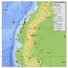 南米エクアドル　Ｍ５．１ の地震発生、余震も続く